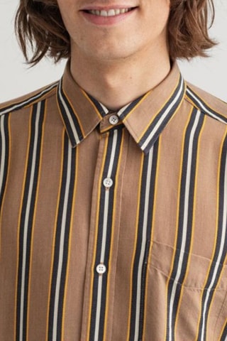 Chemise relaxed - Marron