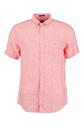 Chemise regular en lin - Rose
