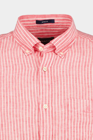 Chemise regular en lin - Rose