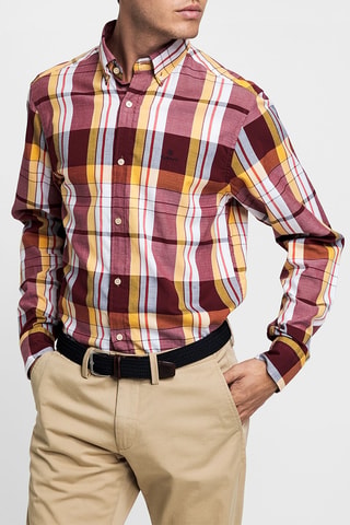 Chemise regular - Rouge
