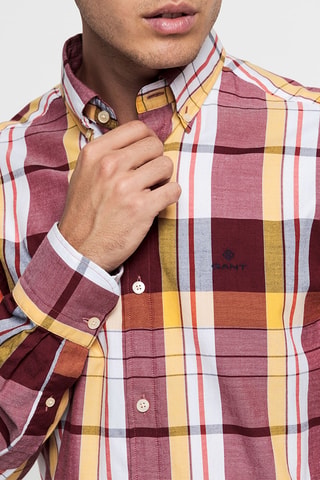 Chemise regular - Rouge