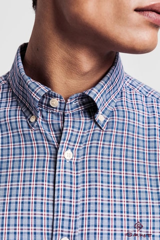 Chemise regular - Bleu pétrole