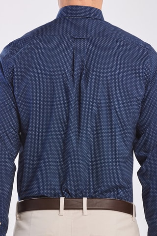 Chemise slim - Bleu marine