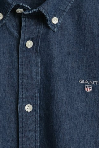 Chemise en jean et coton biologique - Bleu marine