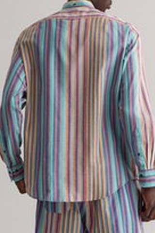 Chemise relaxed - Bleu