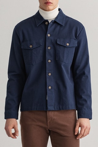 Chemise regular - Bleu nuit