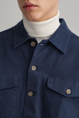Chemise regular - Bleu nuit