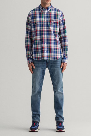 Chemise regular - Bleu marine