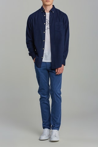 Chemise regular - Bleu nuit