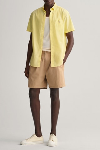 Chemise regular - Jaune