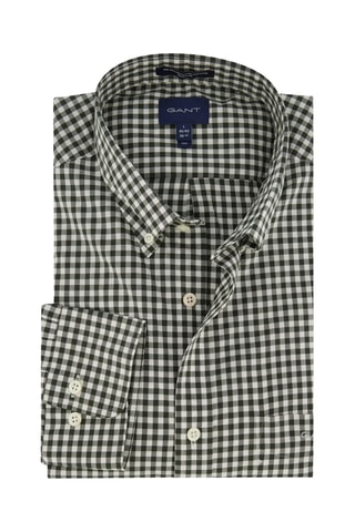 Chemise regular - Vert foncé