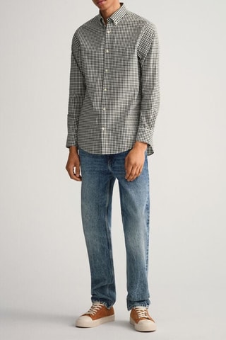 Chemise regular - Vert foncé