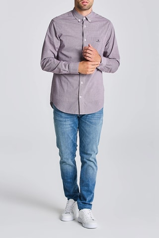 Chemise regular - Rouge