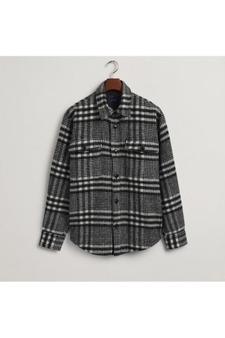 Surchemise en laine - Noir