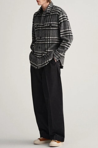 Surchemise en laine - Noir