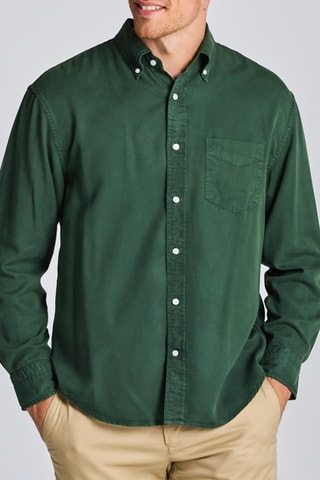 Chemise regular - Vert foncé