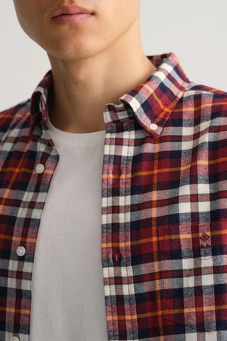 Chemise regular - Rouge