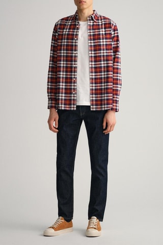 Chemise regular - Rouge