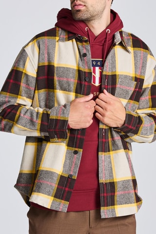 Surchemise en laine - Marron