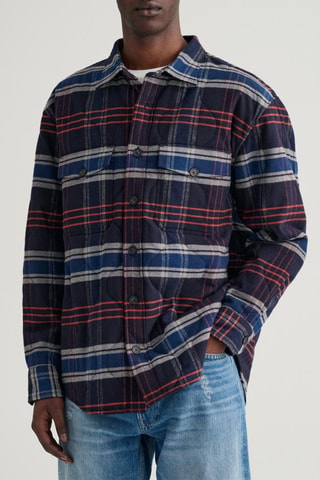 Chemise oversize - Bleu marine
