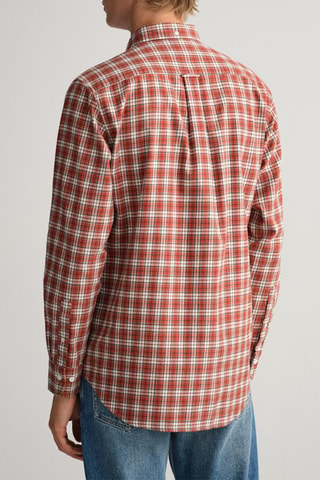 Chemise regular - Rouge brique