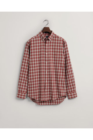 Chemise regular - Rouge brique