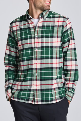 Chemise regular - Vert foncé