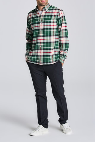 Chemise regular - Vert foncé