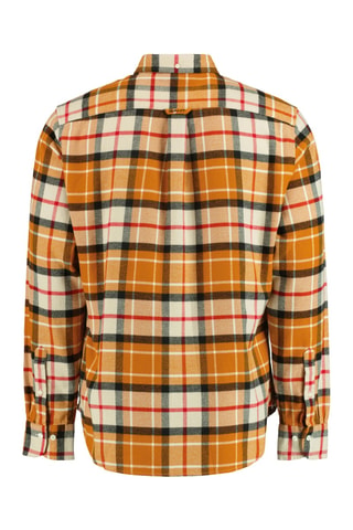 Chemise regular - Orange et noir