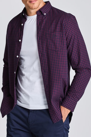 Chemise regular - Rouge