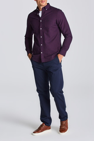 Chemise regular - Rouge