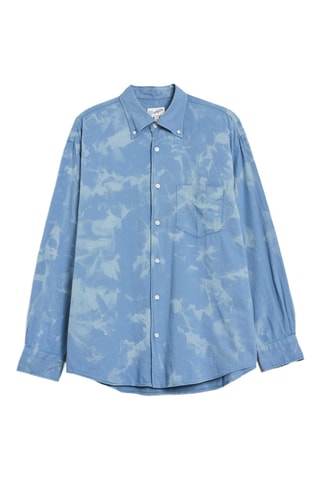 Chemise regular tie and dye - Ciel