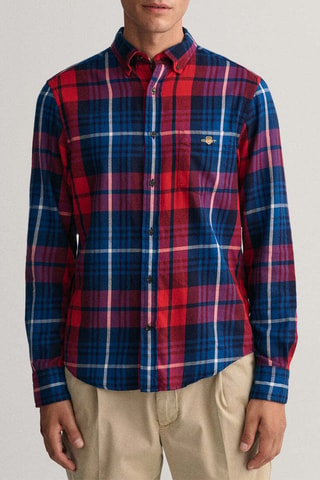 Chemise regular - Rouge
