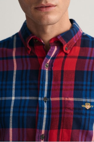 Chemise regular - Rouge