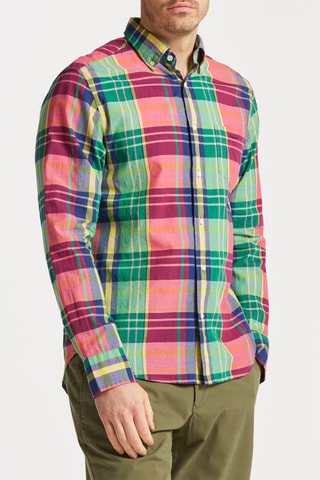 Chemise regular en coton biologique - Rose
