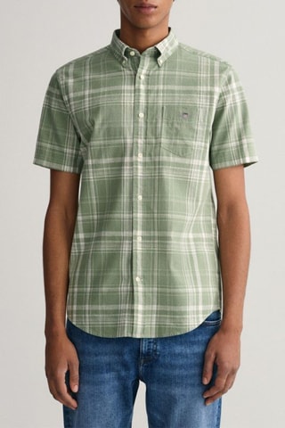 Chemise regular en lin - Vert clair