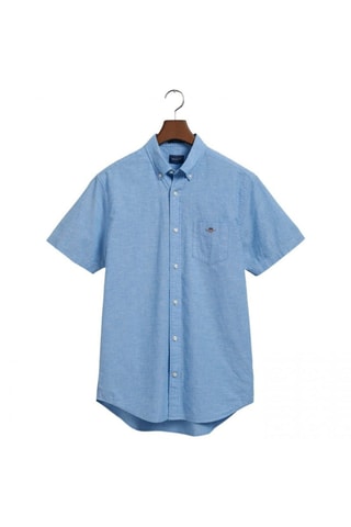 Chemise regular en lin - Ciel