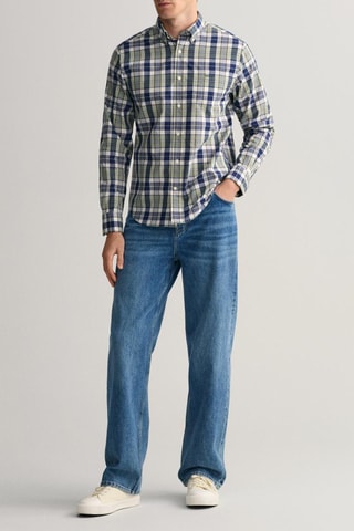 Chemise regular - Kaki