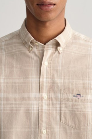 Chemise regular en lin - Beige