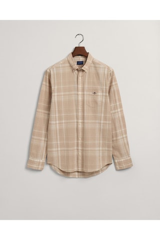 Chemise regular en lin - Beige
