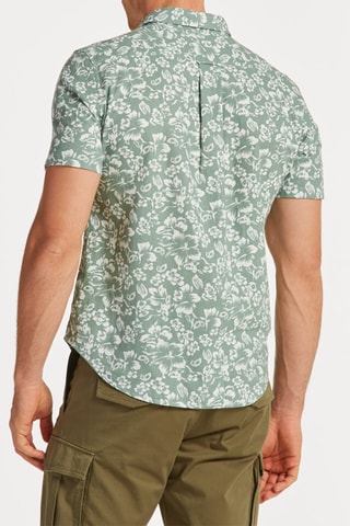 Chemise regular en lin - Vert d’eau