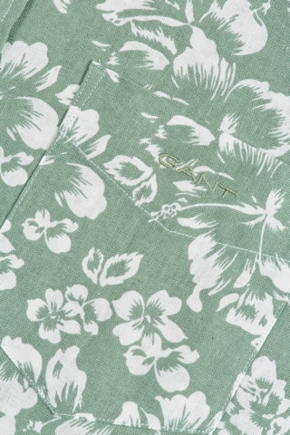 Chemise regular en lin - Vert d’eau
