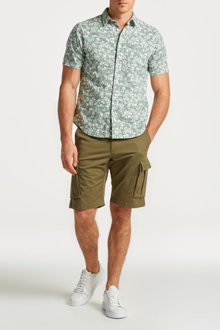 Chemise regular en lin - Vert d’eau