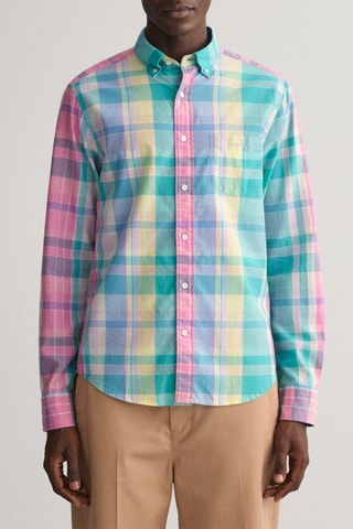 Chemise regular en coton biologique - Rose