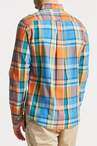 Chemise regular en coton biologique - Orange