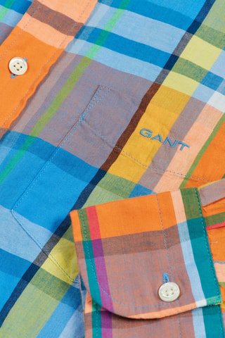 Chemise regular en coton biologique - Orange