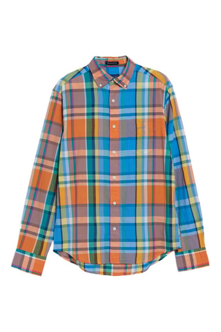 Chemise regular en coton biologique - Orange