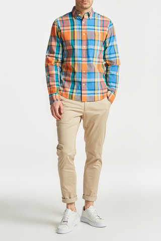 Chemise regular en coton biologique - Orange