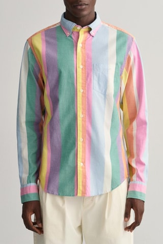 Chemise regular en coton biologique - Rose