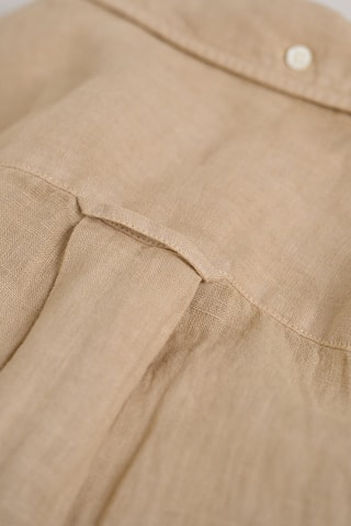 Chemise regular en lin - Beige
